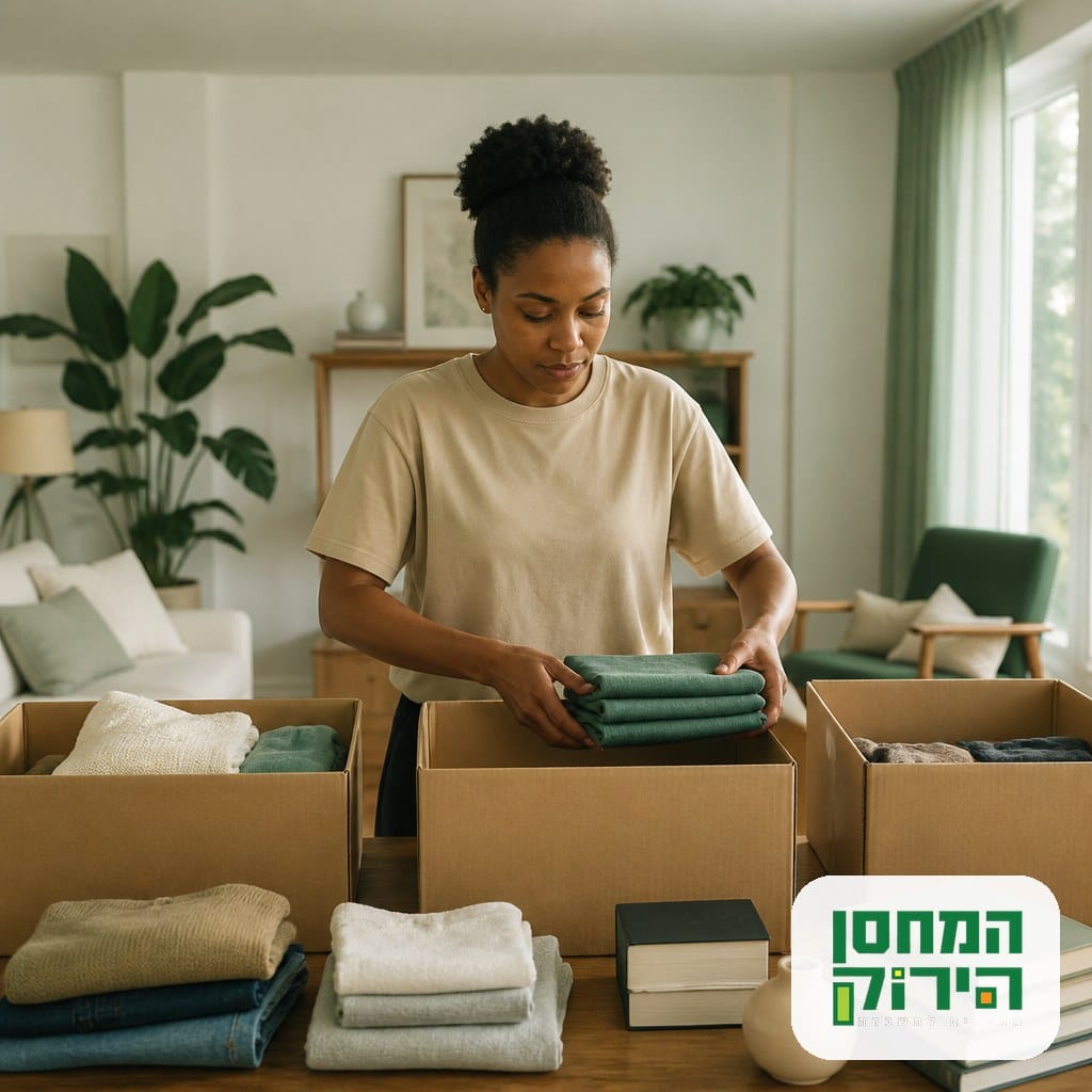 מיון חפצים בבית לפני אחסון: מה למסור למכור או לאחסן