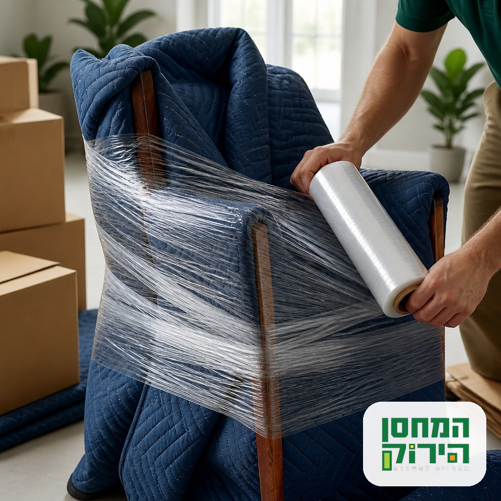 אריזה והגנה על רהיטים לפני אחסון