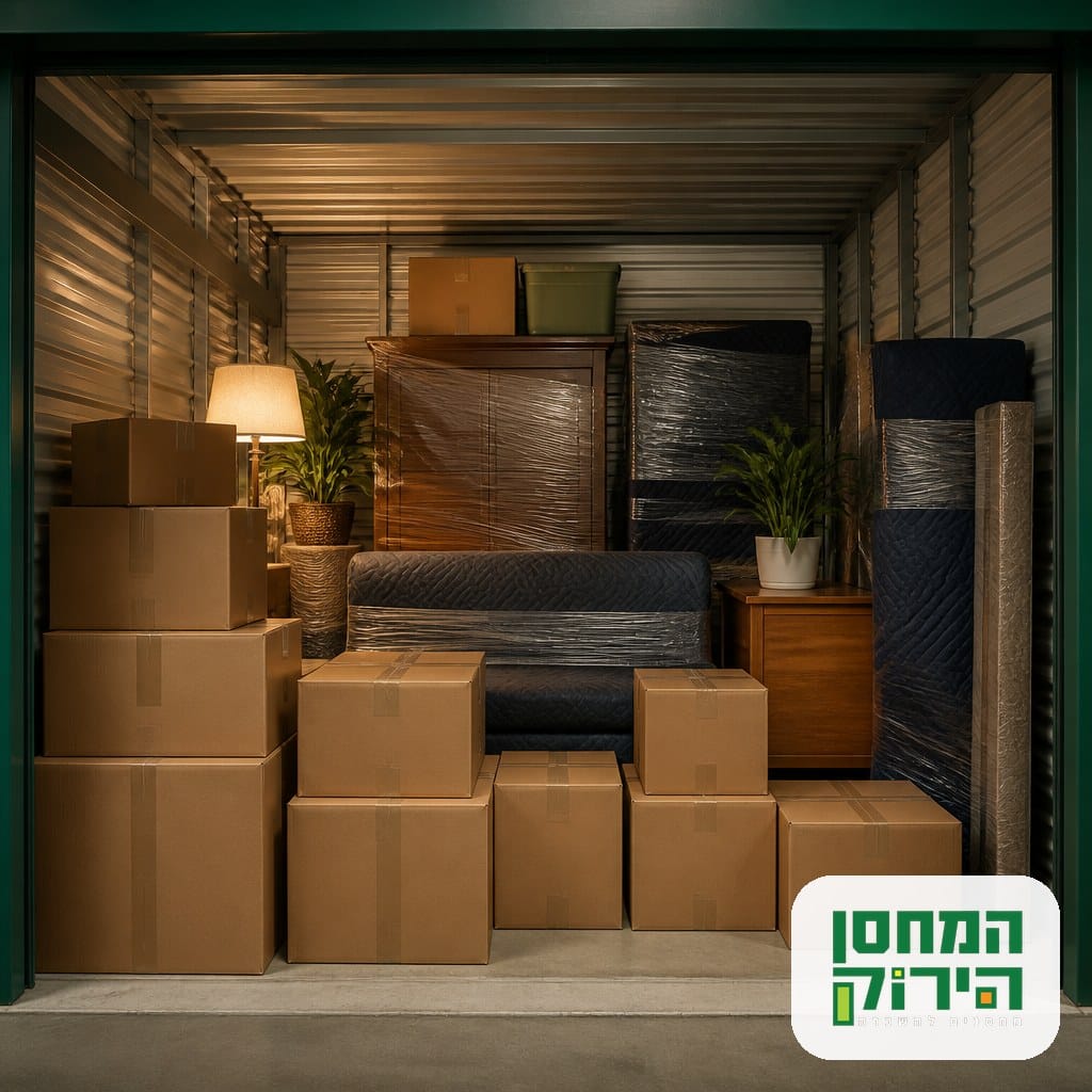 אחסון תכולת דירה ורהיטים במחסן בעת מעבר דירה