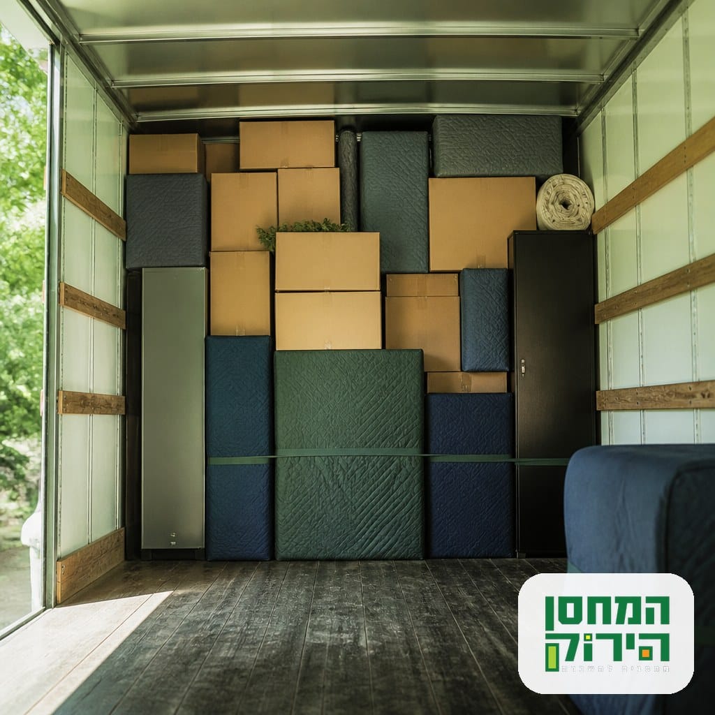 העמסת רהיטים ומכשירי חשמל למשאית הובלה