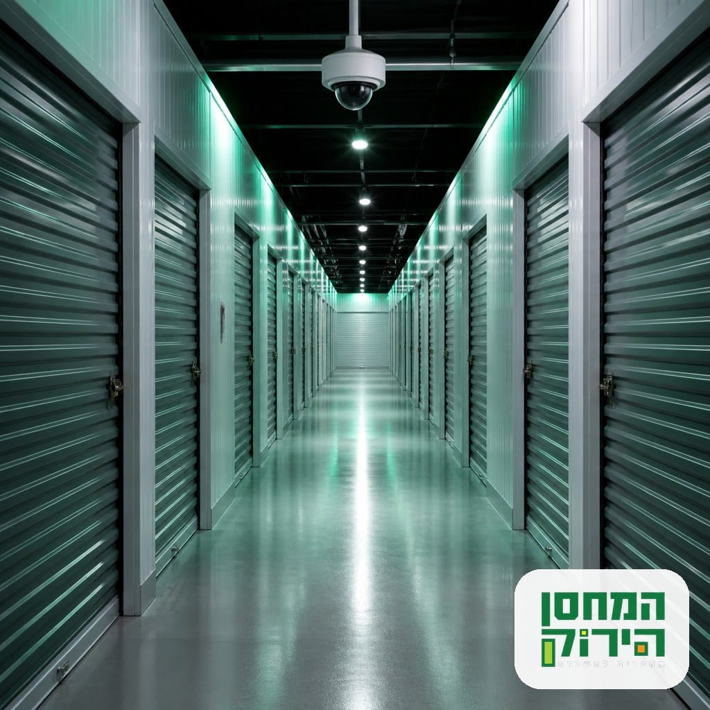 מחסנים להשכרה נקיים ומאובטחים עם מצלמות אבטחה