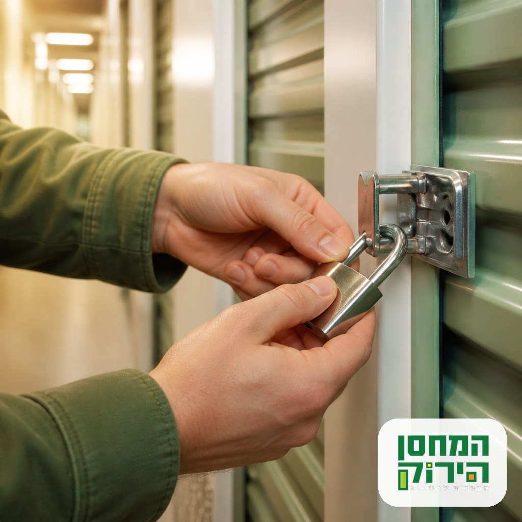 נעילה אישית של מחסן מאובטח לאחסון בטוח בזמן סאבלט