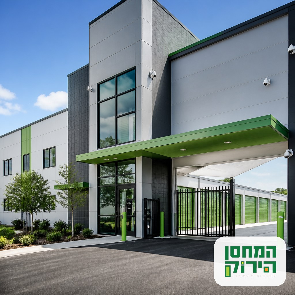 מתקן אחסון מאובטח של המחסן הירוק במיקום מרכזי