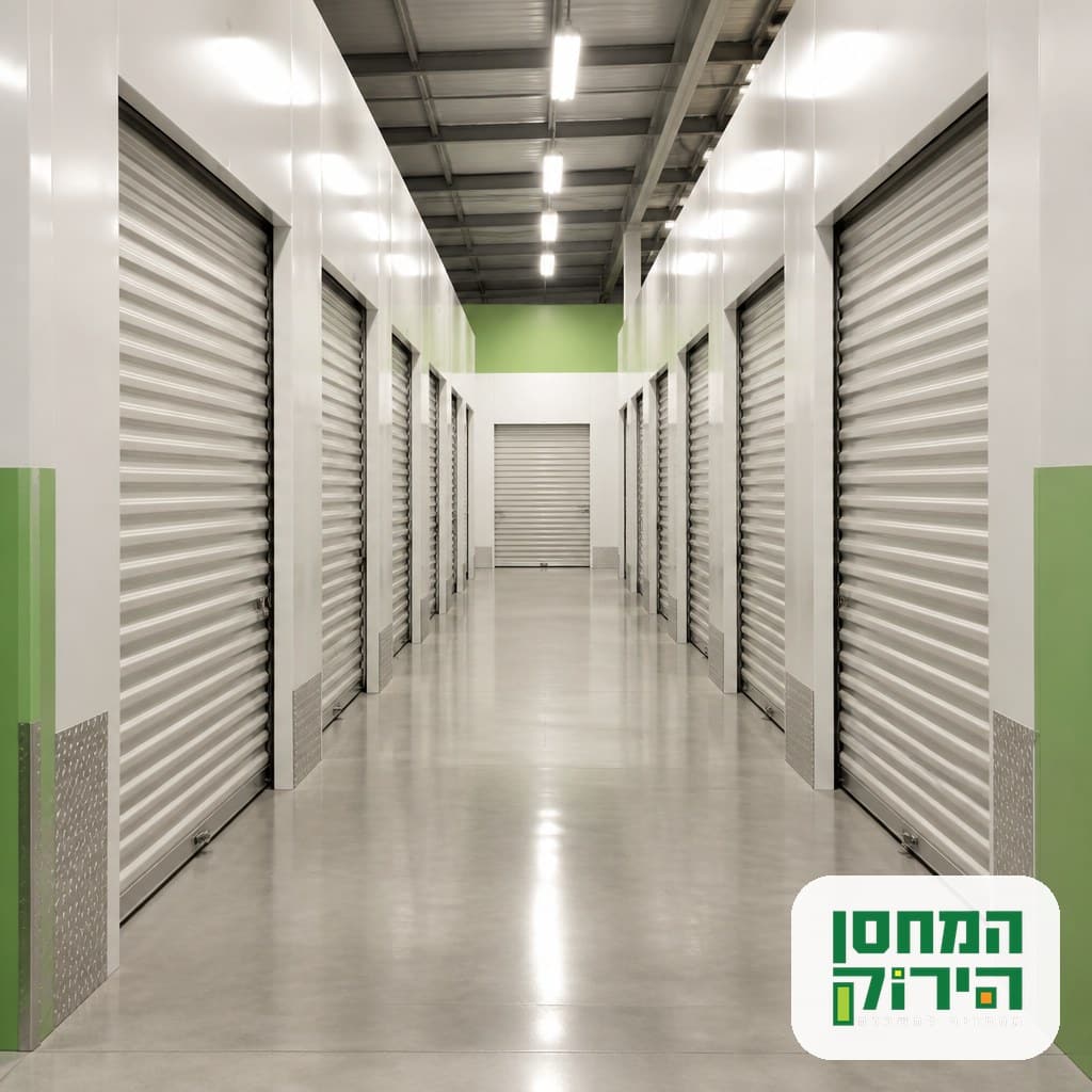 מסדרון נקי במתחם מחסנים להשכרה