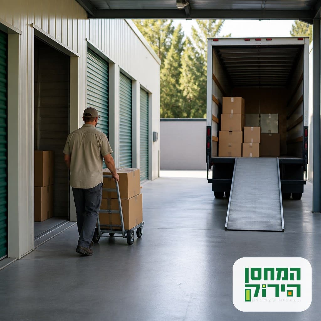מחסן להשכרה עם נגישות למשאיות וטעינת ציוד כבד