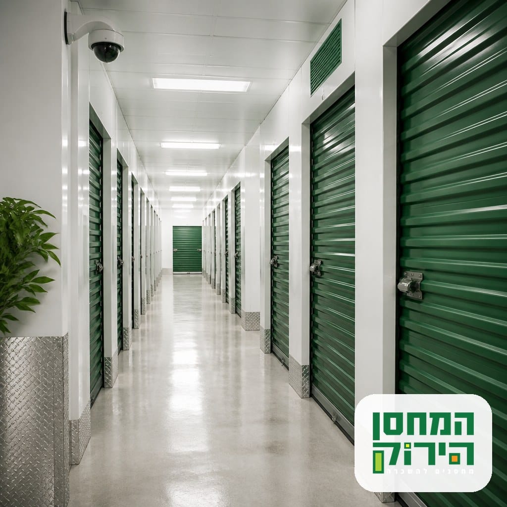 הסטנדרט של המחסן הירוק — מתחם אחסון מאובטח ומבוקר אקלים עם מצלמות 24/7
