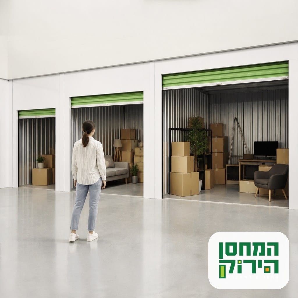 יחידות אחסון בגדלים שונים להשכרה — קטן, בינוני וגדול לבחירה לפי תכולה