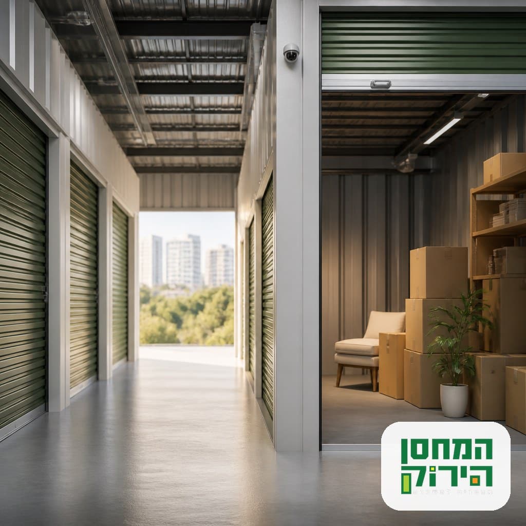 מחסנים להשכרה במרכז הארץ במתחם אחסון מסודר ומאובטח