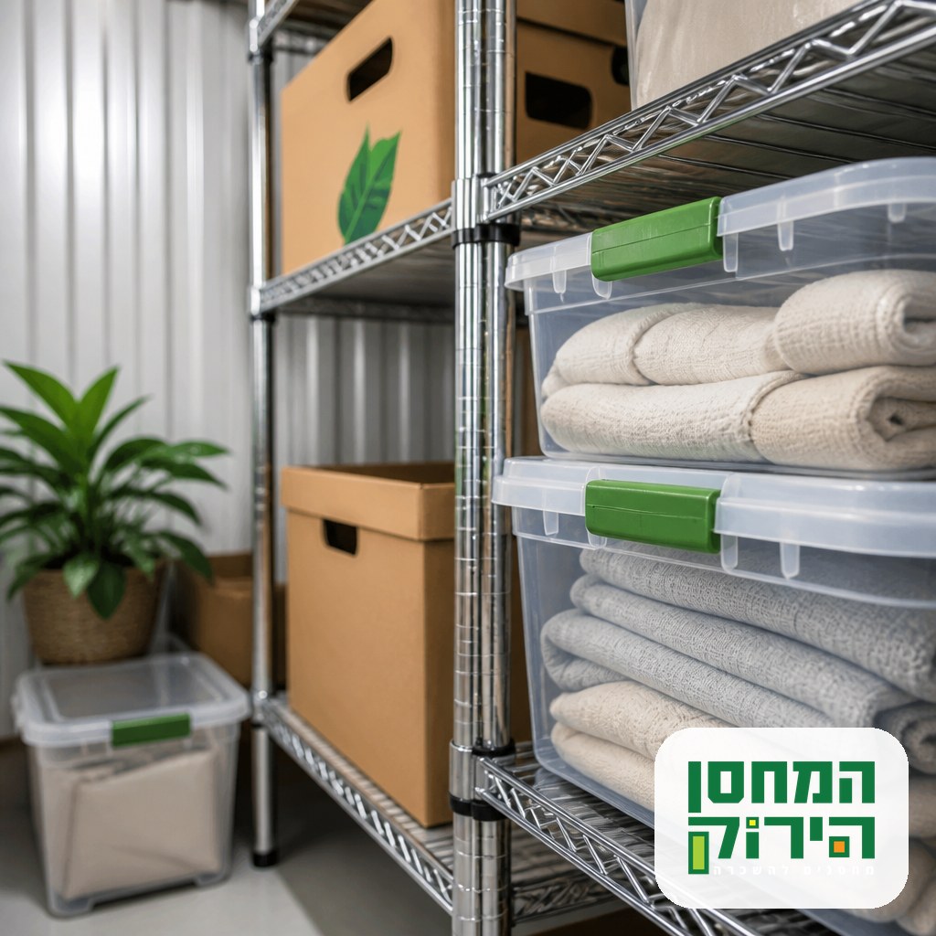אמצעי מניעה במחסן, מכלים אטומים ומדפים מוגבהים ששומרים על התכולה מפני מכרסמים